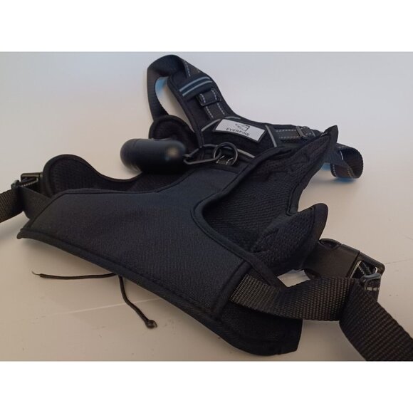 EVERFINE Tactical Dog Harness Black No Pull Adjustable Dog Vest W/  Handle - Picture 9 of 13